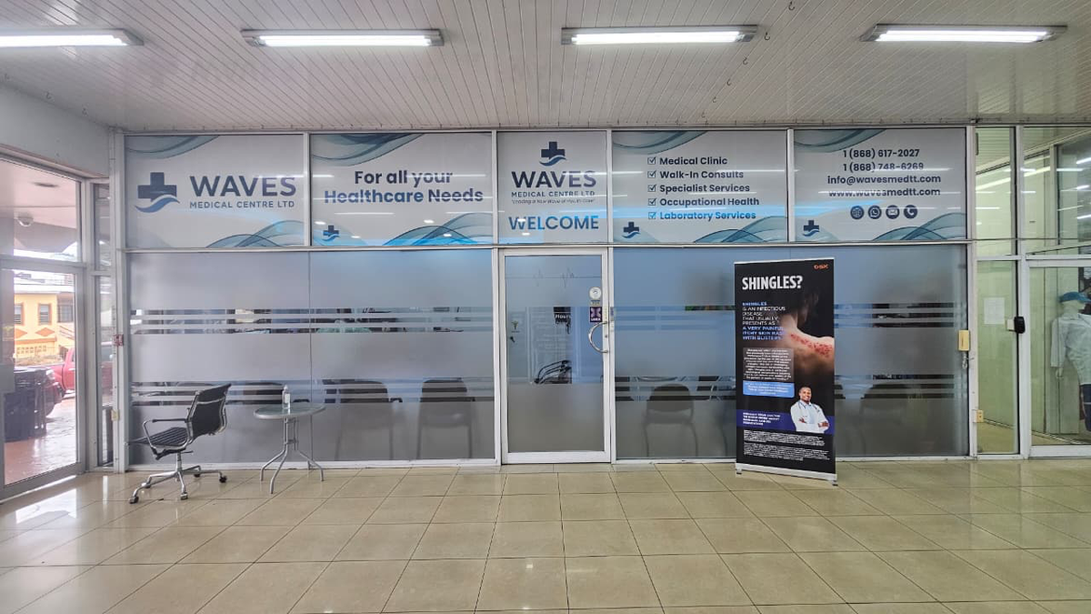 Entrance to Waves Medical Centre Ltd